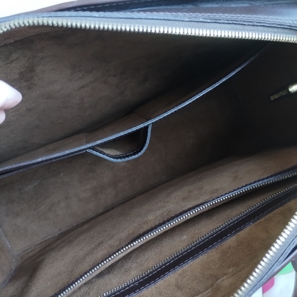 Louis Vuitton Sorbone Leather Briefcase Brown - Picture 11 of 17